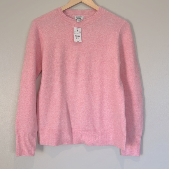 J. Crew Pink crewneck sweater in extra-soft yarn size S - Picture 4 of 8